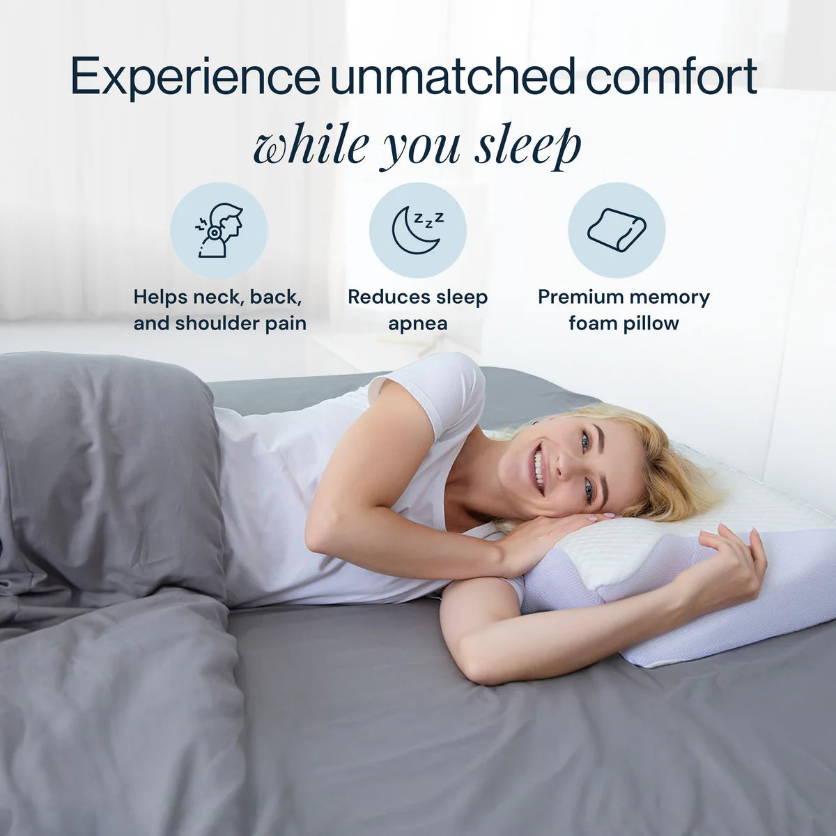 WarmlyTouch™ Memory Foam Pillow